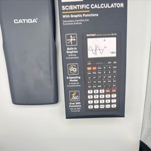 CATIGA Graphing Scientific Calculator Tested & Working – Used w/ Case